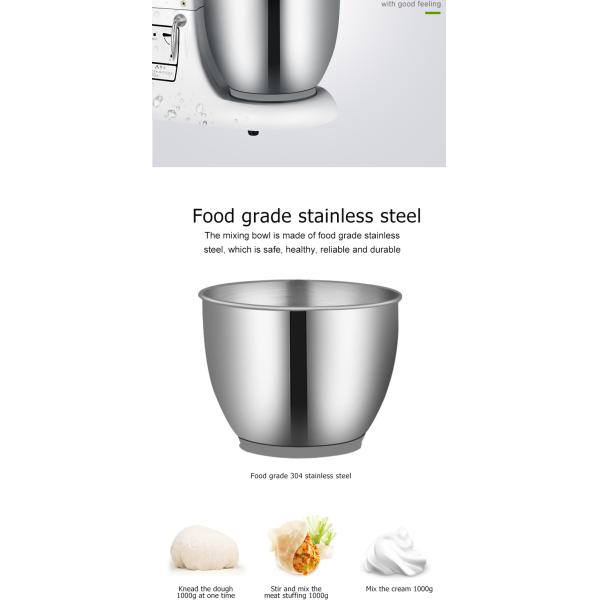 360x220x405mm Commercial Stainless Steel Bakery Mixing Machine Dough Mixer for Snack Food