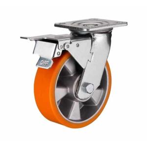 Buy cheap Unite brand 4-8 inch Swivel aluminium core PU wheel for heavy duty caster with from wholesalers