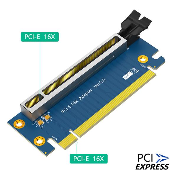 PCI-Express 3.0 16x Riser Card, PCI Express 3.0 16X 90 Degree High Speed Riser Card For 2U server