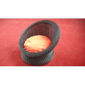 Wicker Pet Bed With Powder Coated Aluminum Frame , 510Lx490Wx305Hmm