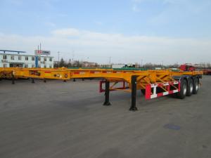 China tri axle 40ft container chassis semi trailer  for sale - CIMC VEHICLE wholesale