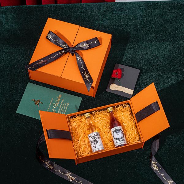 Foldable Luxury Perfume Box Packaging , Paperboard Magnet Folding Paper Gift Box