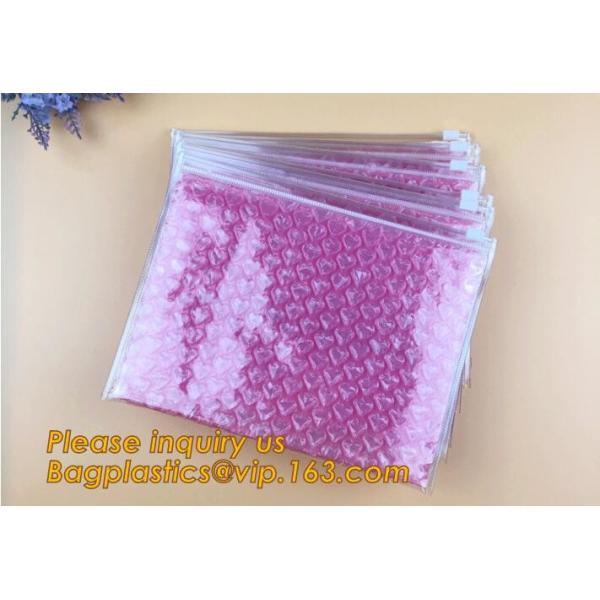 Bubble k bag/bubble slider bag/bubble zipper bag customize color size printing,Bubble Padded Bag EPE/PO Film Bag E