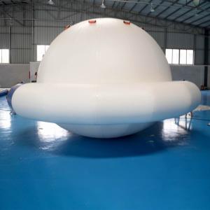 China 0.9mm Double Layer PVC Fabric Inflatable Saturn Rocker For Adult Used In Lake on sale