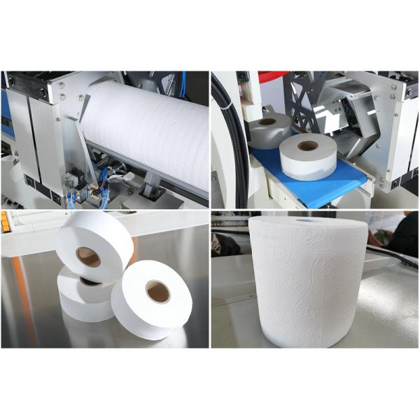 Xinyun Jrt Roll Automatic Maxi Roll Paper Cutting Band Saw Machine Max 300mm Length 15KW