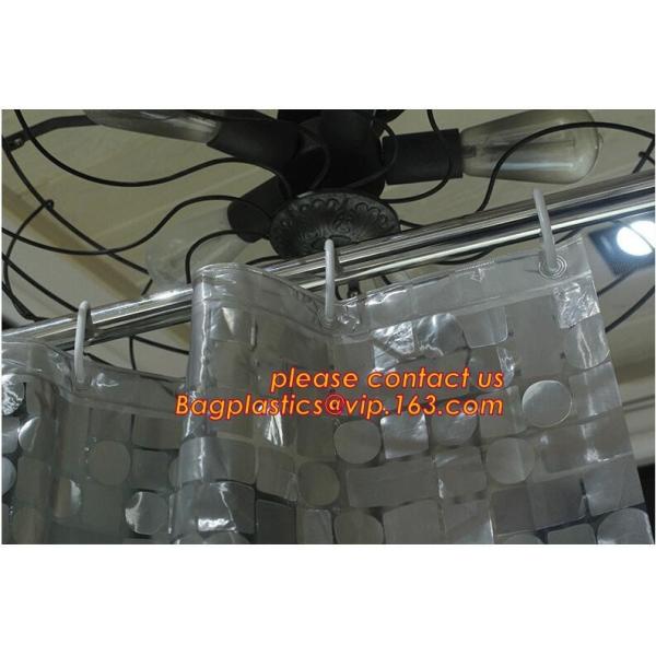 Custom Polyester Printing Shower Curtain, waterproof fireproof hook kids bathroom shower curtains, PEVA Shower curtain f