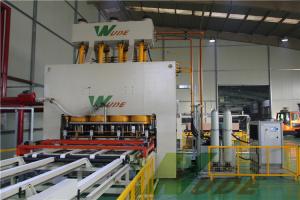 China Single Layer Short Cycle Lamination Line For Melamine Paper Board / MDF Board wholesale