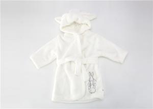 China Fluffy Newborn Baby Bath Robes Towel Robe With Hood Super Absorbent wholesale