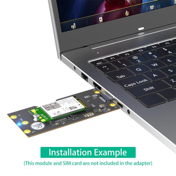 USB 3.0 Type-A Connector To M.2 NGFF Key-B Wireless Adapter Card 1 Standard SIM Slot For 5G 4G LTE WWAN GSM Modem Module