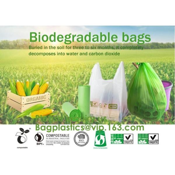 100% Biodegradable Plastic Trash Bag Compostable Garbage Bag 100% Biodegradable and Compostable Plastic Garbage Bag dog