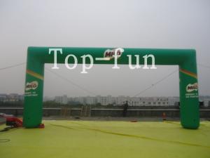 China Large Grenn Inflatable Entrance Arch / Big Inflatable Arch For Rental / Inflatable Arch Pric China on sale