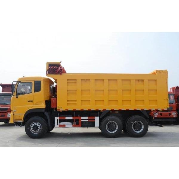6x4 Drive Used Dump Trucks B210 33 Engine Euro 3 Emission 85 Km/H Max Speed