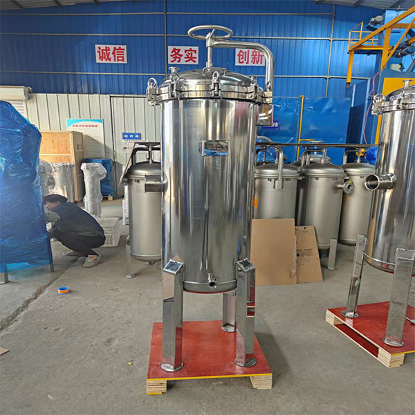 Multi Bag Cartridge Filter Housing Large Flow Rate Water Treatment Stainless Steel 304 316