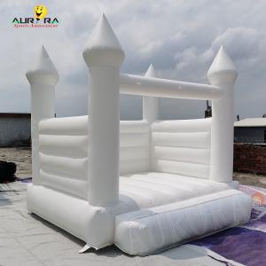 China Wedding Inflatable Bouncy Castle Bed Jumper 13X13 White Bounce House on sale