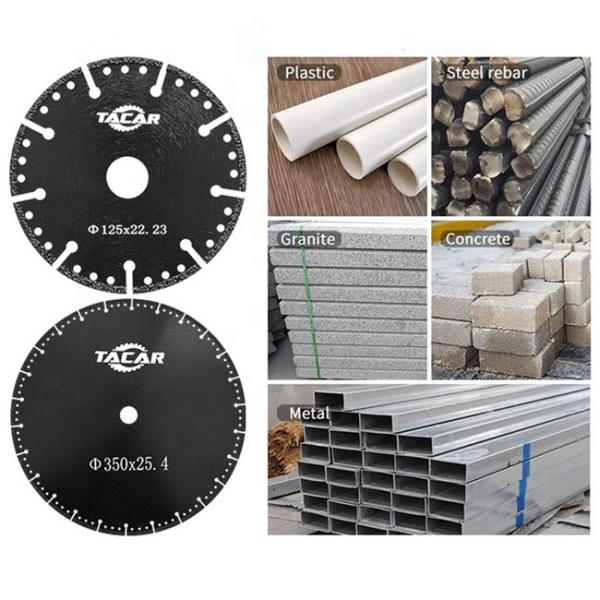 350mm 125mm 115mm Vacuum Brazed Diamond Saw Blade Grinding Disc