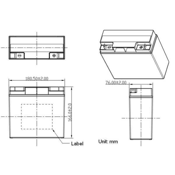 MSDS 12v Lifepo4 Battery 1kHz 20Ah Deep Cycle For LED Lighting