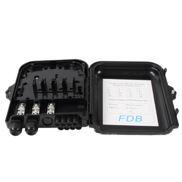 8Cores SM MM FTTH Fiber Optic Termination Box Wall Pole Mounted