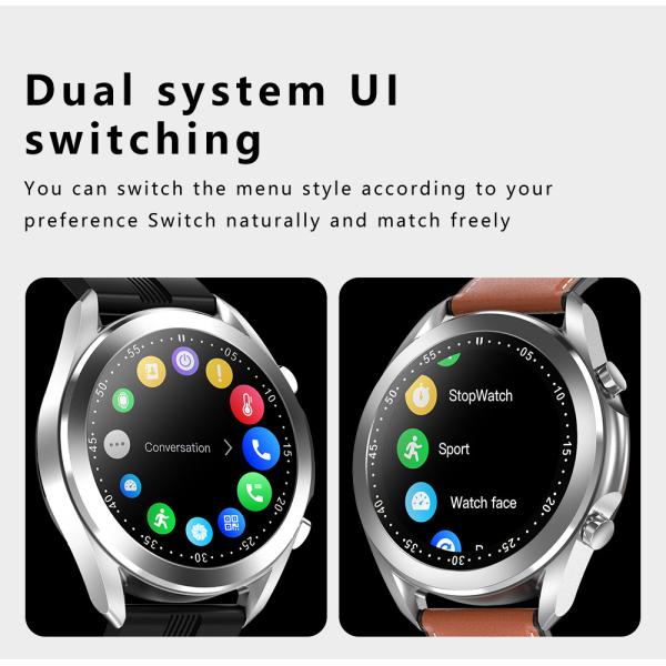 1.28inch DW95 IP67 Waterproof Smart Watch Qianrun Magnetic Charging Wearable
