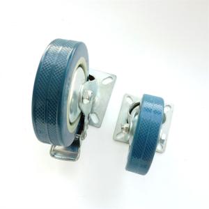China OEM Industrial Plastic 3 Inch Swivel Casters Trolley Wheels With Brakes wholesale