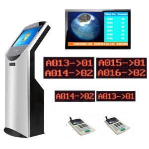 Buy cheap Bank/Hospital/Clinic/Pharmacy Queue Ticketing Kiosk System with 19 inch Token from wholesalers