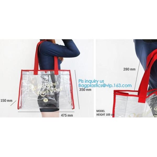 Hot Style PVC Bag Waterproof Shoulder Bag Beach Package Tote Bag For Girls, transparent PVC shoulder bag clutch bag