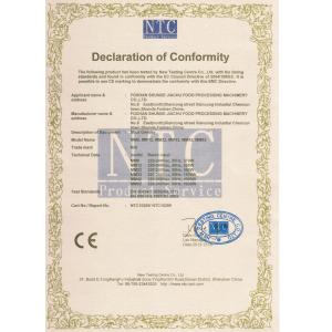 Guangdong Chef PRO Kitchen Equipment CO., LTD Certifications