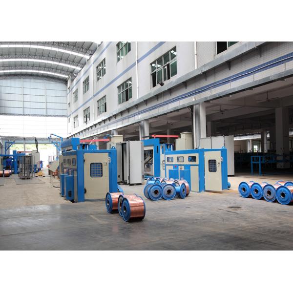 8mm To 3mm Copper Wire Drawing Machine With Annealing For Cable Extrusion Production