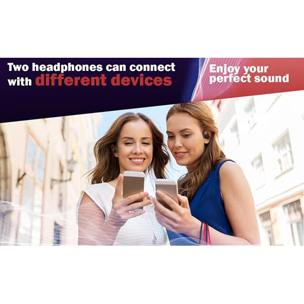 Smart Control Waterproof Bluetooth Earphones 10m True Wireless Stereo Earbuds