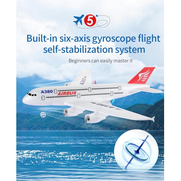Features Auto Return 2.4 G Durable Styrofoam Airplane 70g Remote Control Model Toy Helicopter A380 Rc Aircraft Plane 110m Box