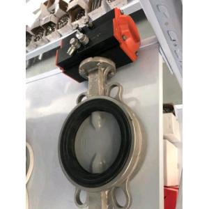 Double Acting Pneumatic Actuator Operated Butterfly Valve