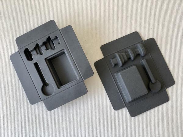 Compostable Molded Pulp Suppliers Biodegradable Pulp Box Tray Thermoformed