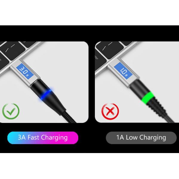 7PIN Cable 27g 360 Rotate Magnetic 3 In 1 Charging Cable