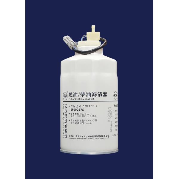 Long Term Diesel Oil Primary Filter Use For National Iv/National V And Above Engines Ef00027swith Sensor,108*205mm,1"-14