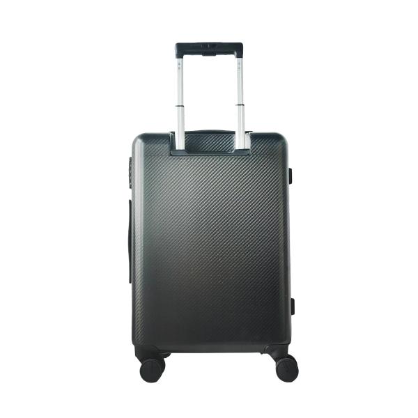 20 Inch One Piece Carbon Fiber Luggage Ultra Strong Suitcase 4 * 360 Spinner Wheels TSA Lock Lightweight Durable Carry