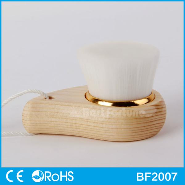 Mini Fiber Hair Nano Bamboo Charcoal Face Wash Brush Wooden Handle