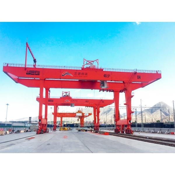 Mobile Rail Mounted Container Double Beam Gantry Crane