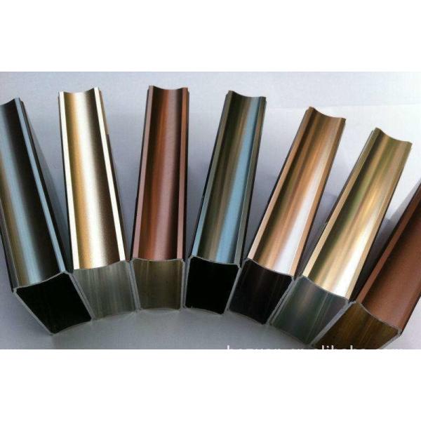 Strangle Polished Aluminium Profile , Hydroxide Power Production For Wardrobe