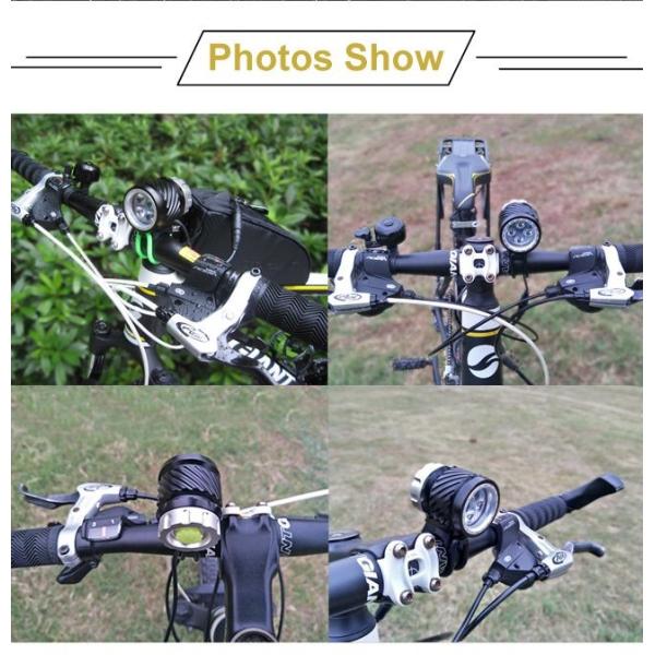 Durable and Water Resistant 2000 Lumens Bike Front Light Water Resistant