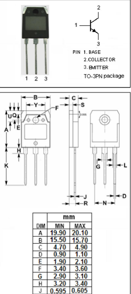 ISC 3 Pin Transistor BUX98P High Voltage Fast Switching NPN Power Transistor