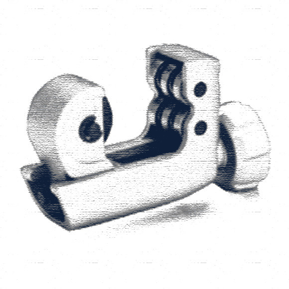 3/16" To 1-1/8" Refrigeration Hand Tools Ac Copper Pipe Cutter