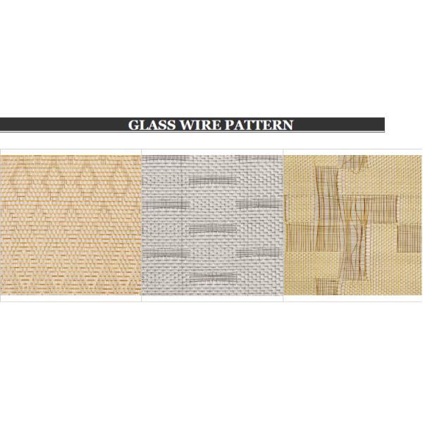 Bronze Copper Wire Mesh Art Laminated Glass shower Screen