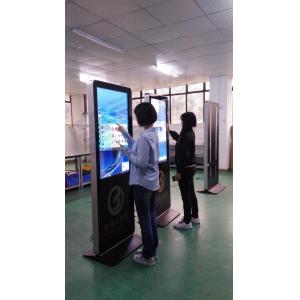 4K UHD 55" inch LCD Alone Floor standing computer touchscreen for advertising