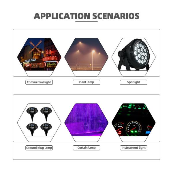 Aluminum RGB LED PCB Board With ENIG HASL Surface Finish