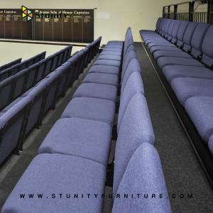 Comfortable Small Floor Space Automatic Retractable Bleacher System