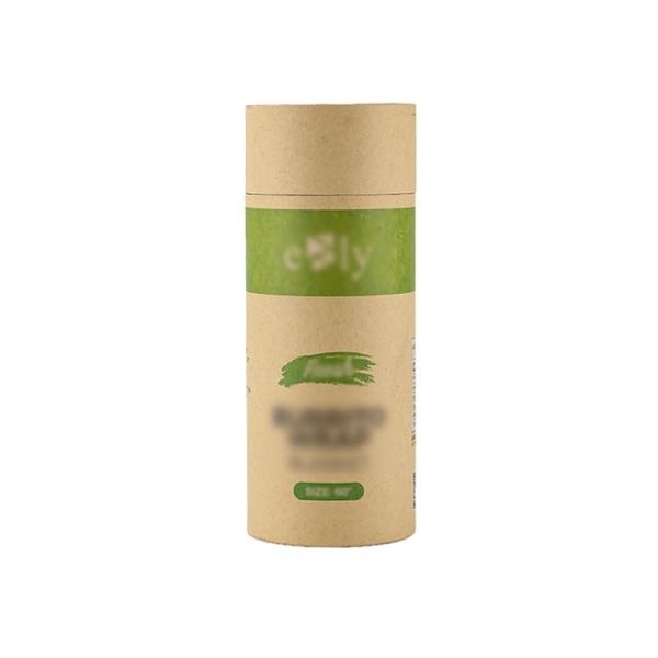 Cardboard Tube Round Kraft Packaging for Customized Die Cut Tea Coffee Cylinder Box