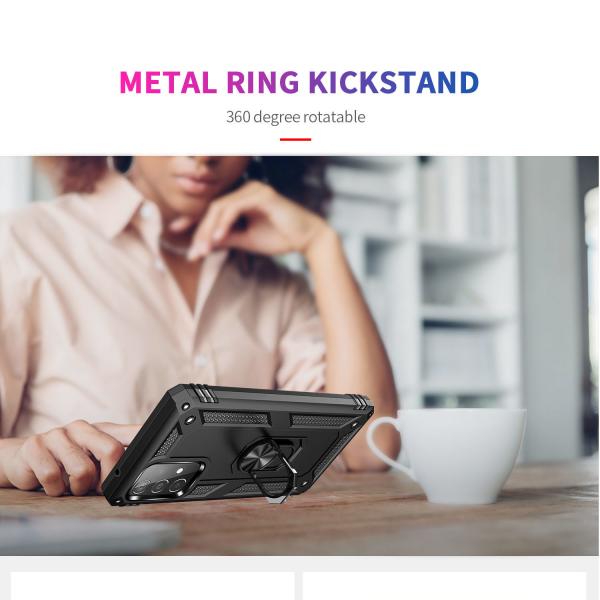 KickStand Heavy Duty Cell Phone Cases Magnetic Suction For Samsung Galaxy A52