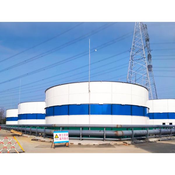 Smooth Commercial Industrial Bolted Steel Tanks For Municipal Water Projects