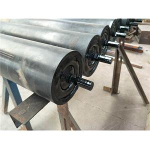 Buy cheap Rubber Coated 89mm 165mm Belt Conveyor Rollers Aging Resistance from wholesalers