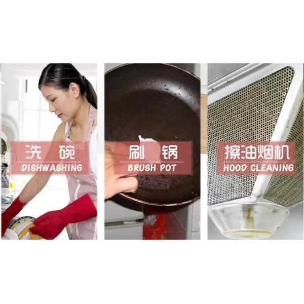 Wear Resistant Stainless Steel Scrubber With Handle For Household Cleaning