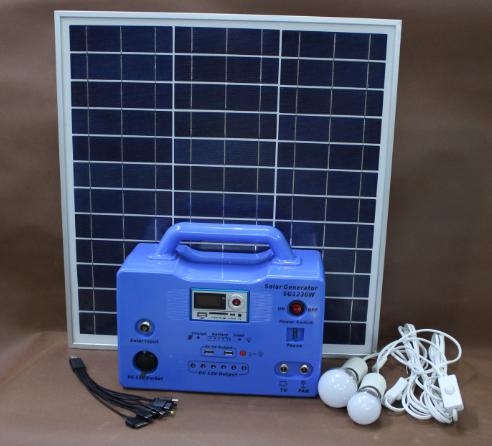 Portable DC solar Lighting kit green energy solar power system